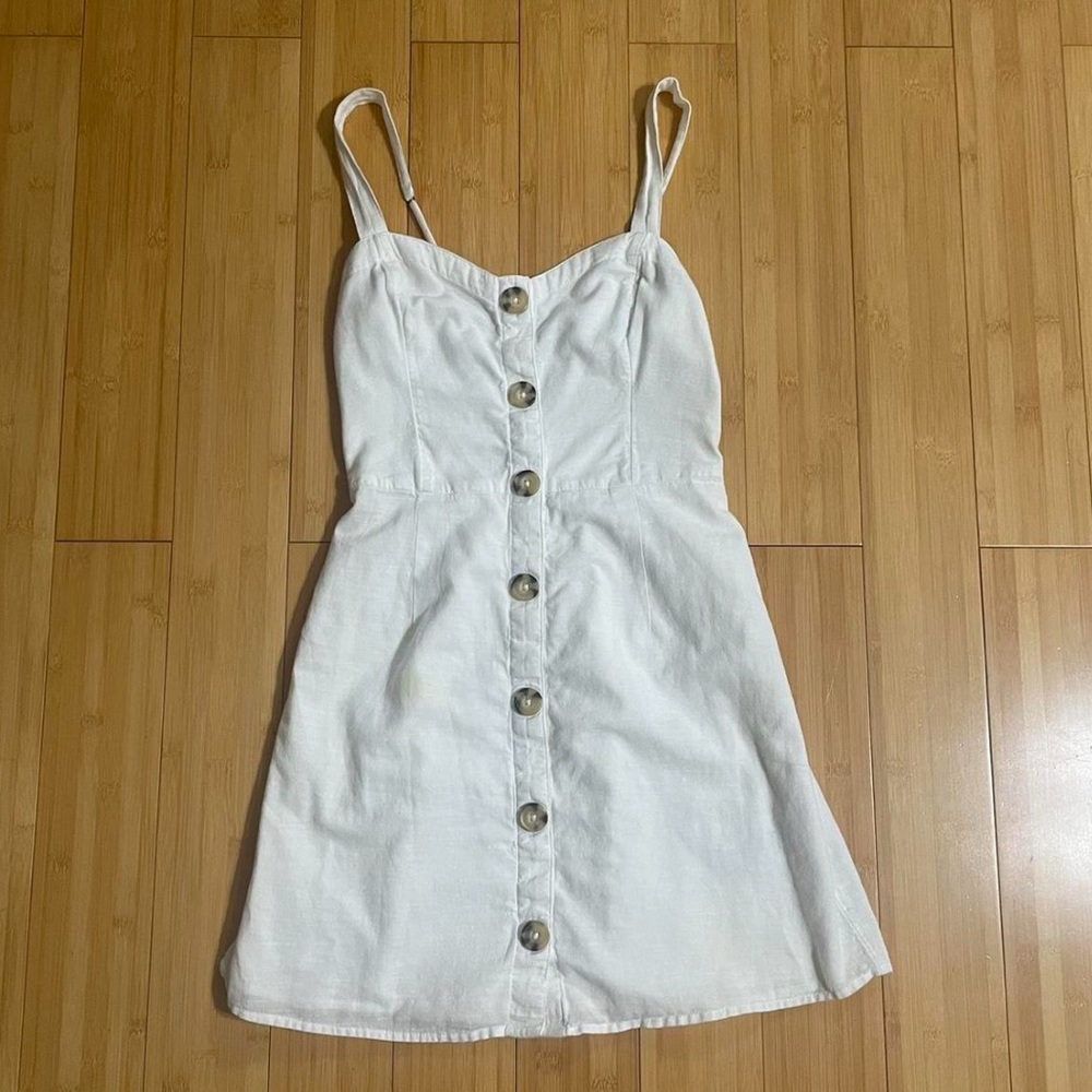 Abercrombie and Fitch White Cami Dress